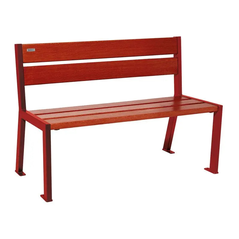 Banc bois et acier Silaos