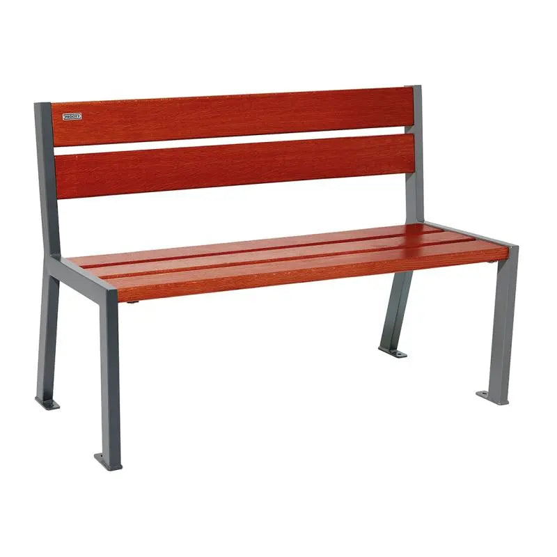Banc bois et acier Silaos