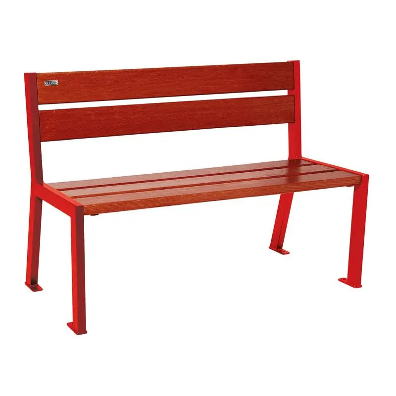 Banc bois et acier Silaos