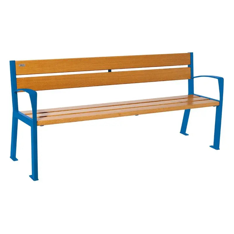 Banc bois et acier Silaos