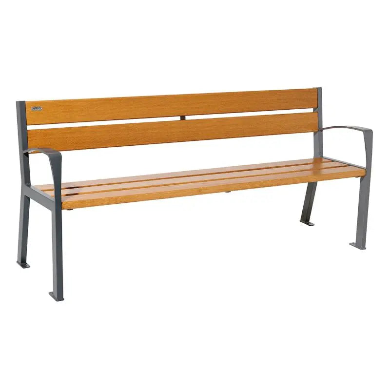 Banc bois et acier Silaos