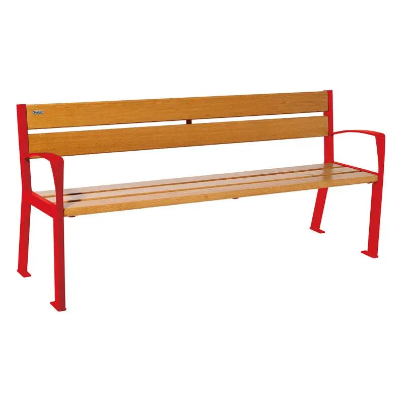 Banc bois et acier Silaos