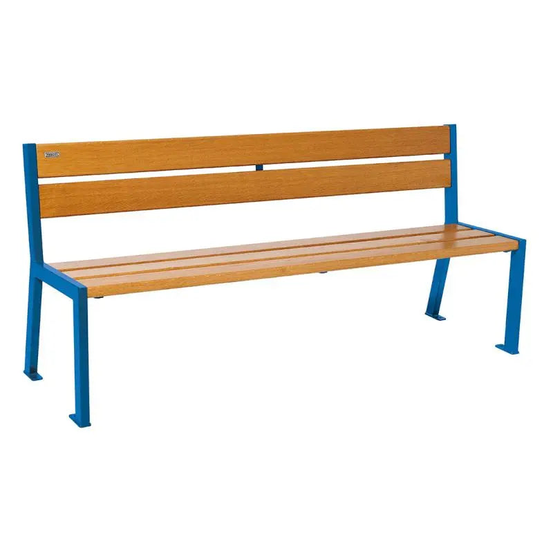 Banc bois et acier Silaos