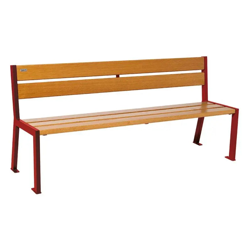 Banc bois et acier Silaos