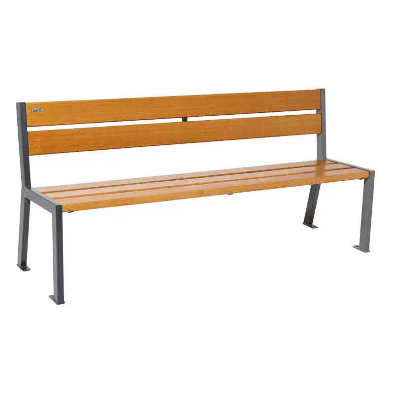 Banc bois et acier Silaos