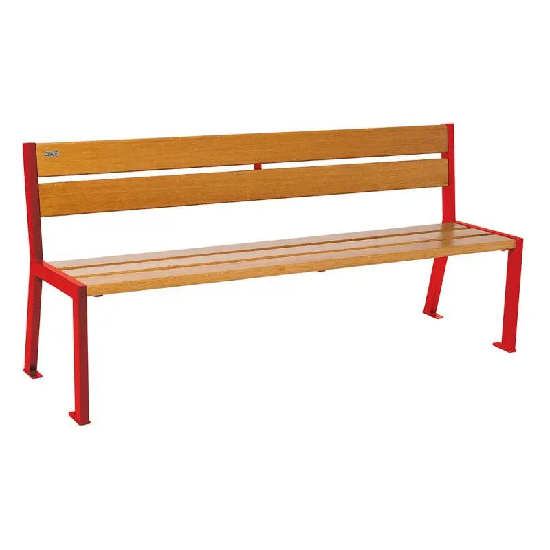 Banc bois et acier Silaos