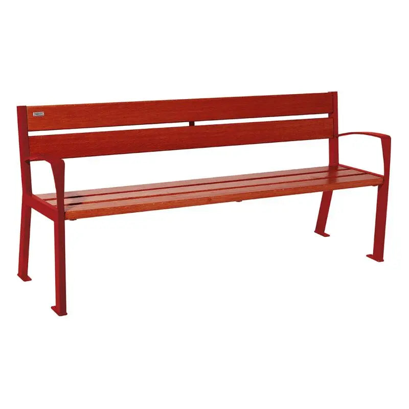 Banc bois et acier Silaos