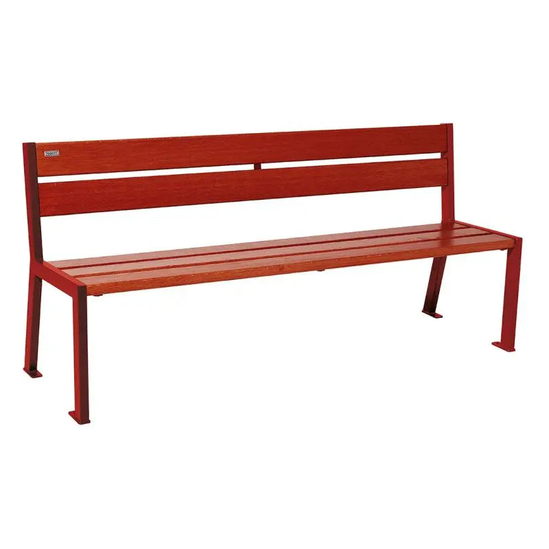 Banc bois et acier Silaos