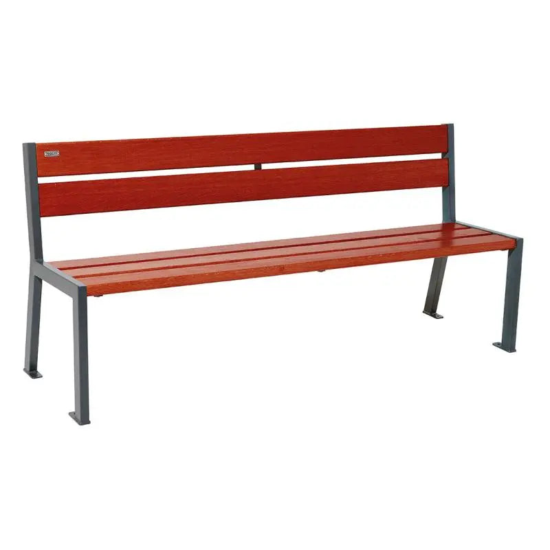 Banc bois et acier Silaos