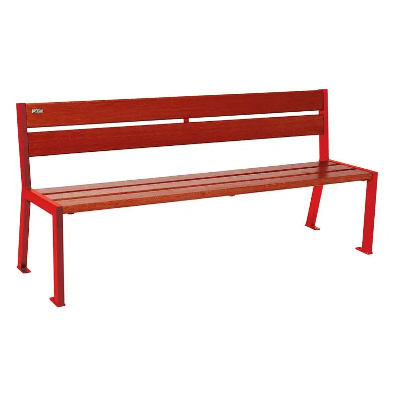 Banc bois et acier Silaos