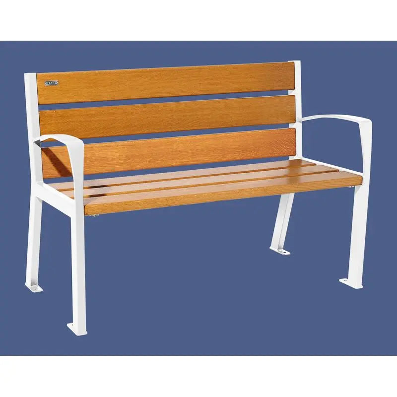 Banc bois et acier Silaos