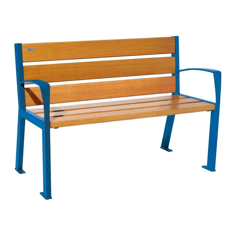 Banc bois et acier Silaos