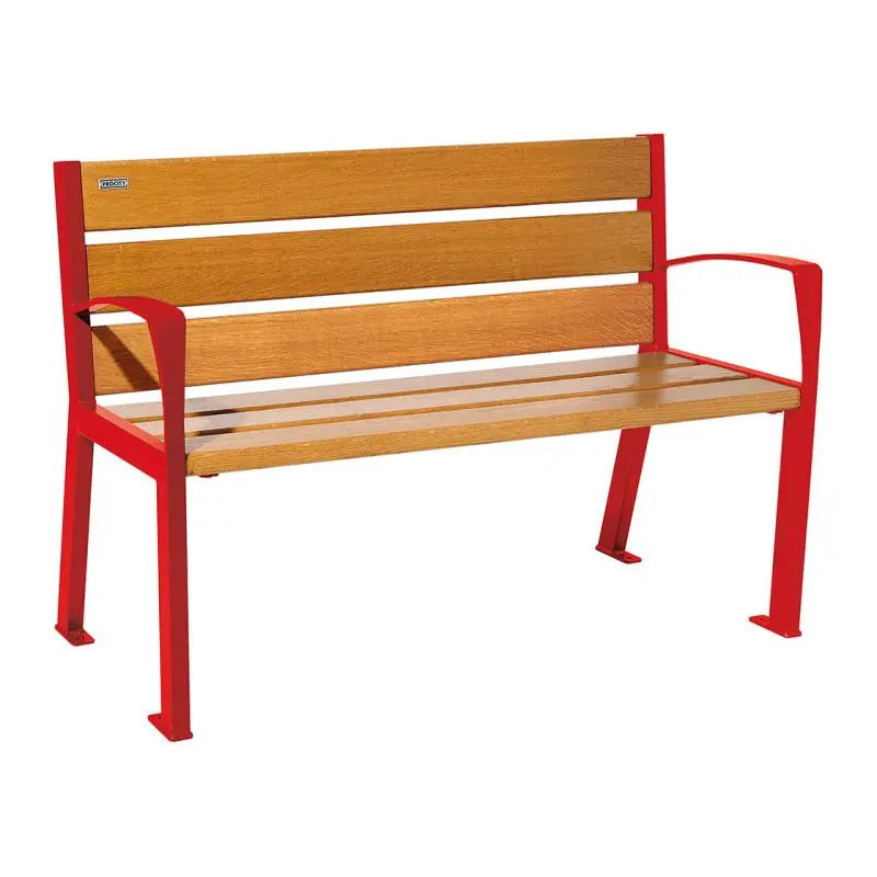 Banc bois et acier Silaos