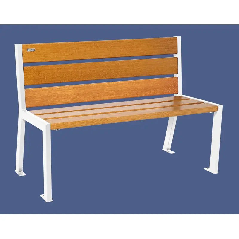 Banc bois et acier Silaos