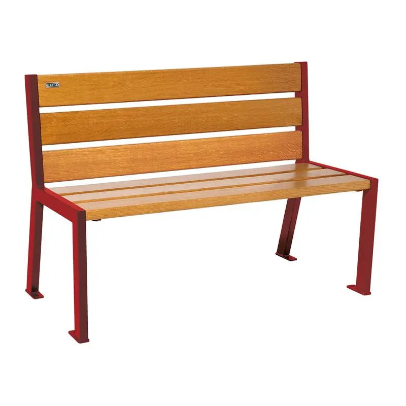 Banc bois et acier Silaos