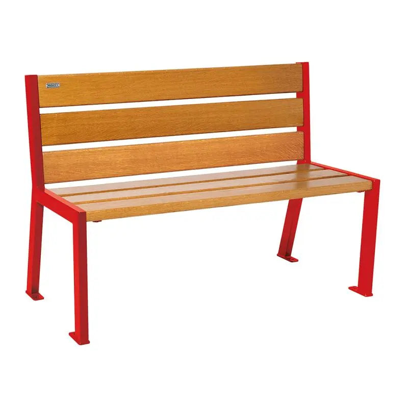 Banc bois et acier Silaos