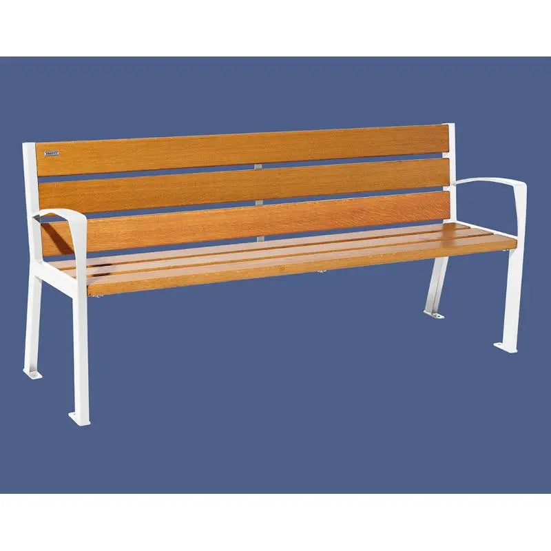 Banc bois et acier Silaos