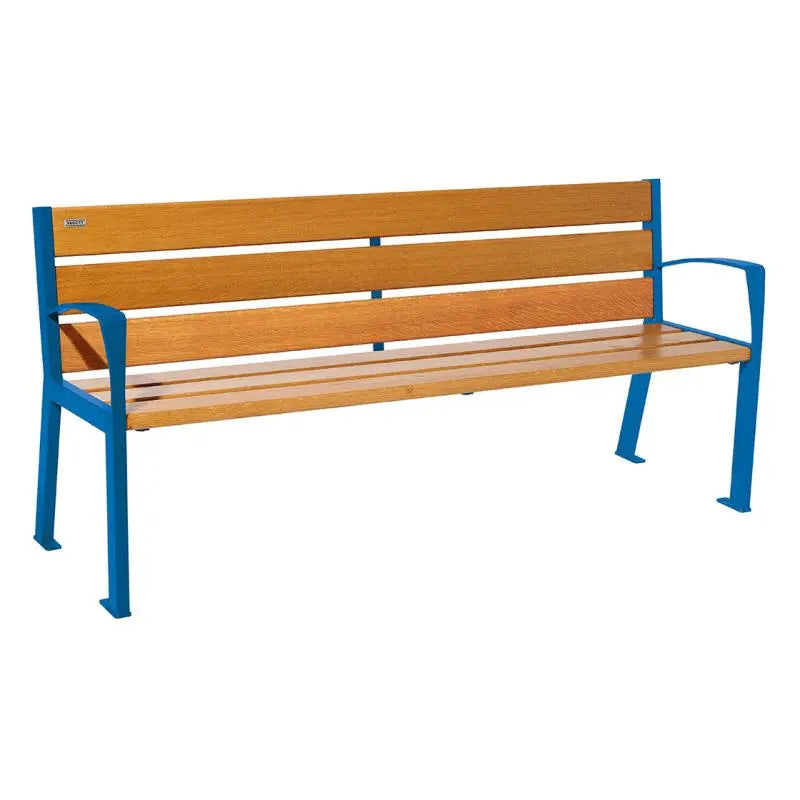 Banc bois et acier Silaos