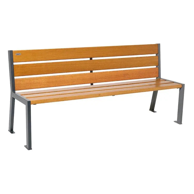 Banc bois et acier Silaos