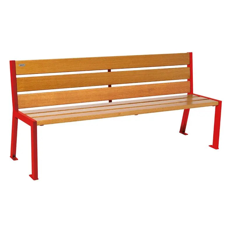 Banc bois et acier Silaos