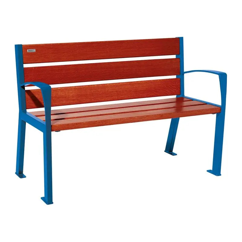 Banc bois et acier Silaos