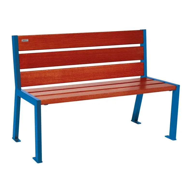Banc bois et acier Silaos