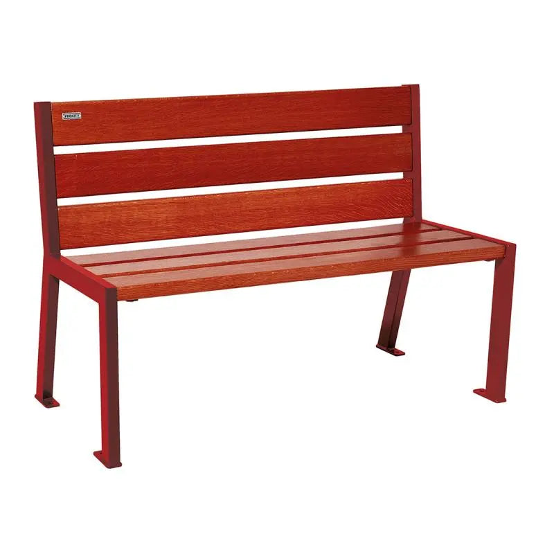 Banc bois et acier Silaos