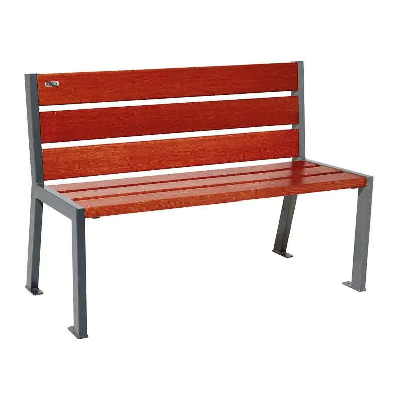 Banc bois et acier Silaos