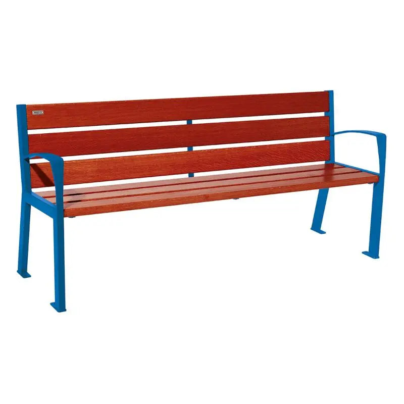Banc bois et acier Silaos