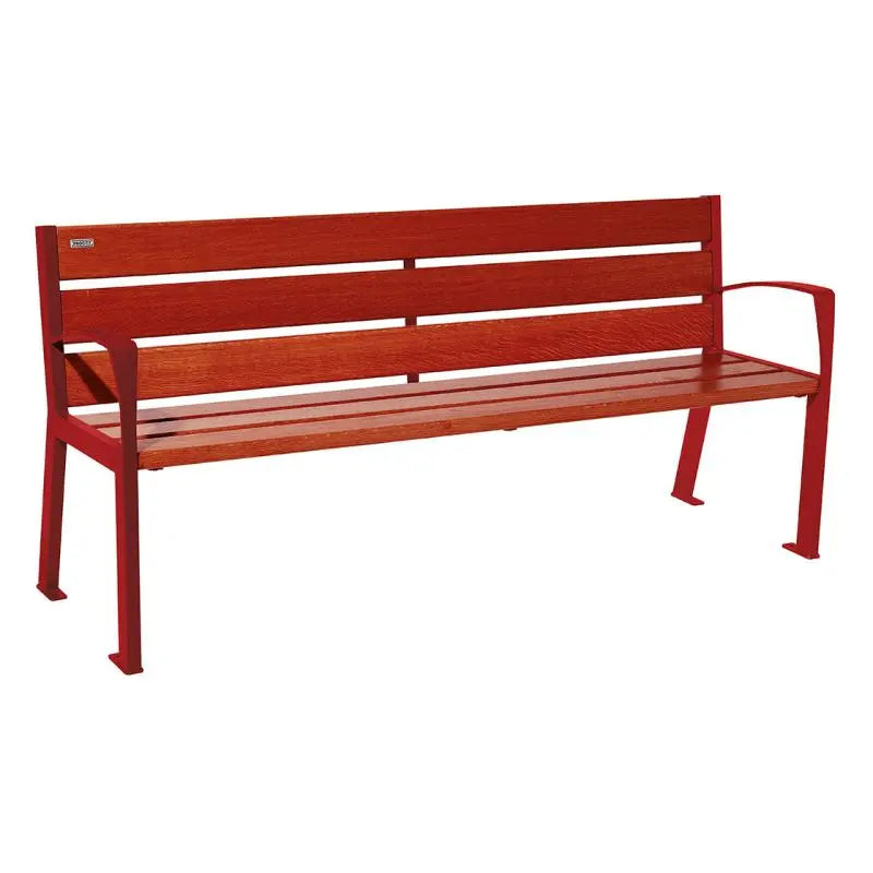 Banc bois et acier Silaos
