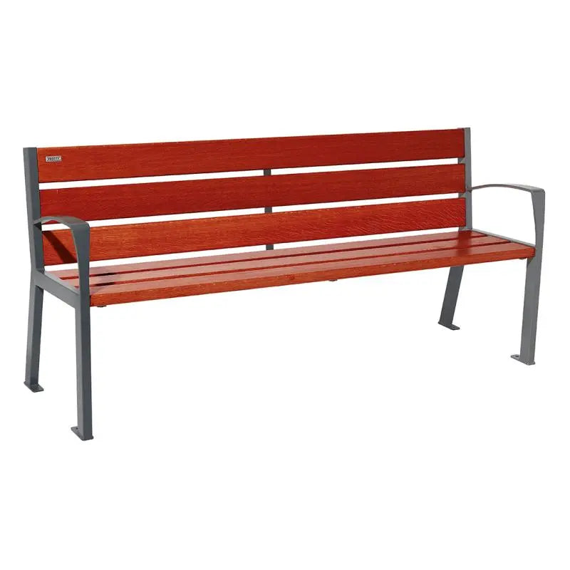 Banc bois et acier Silaos