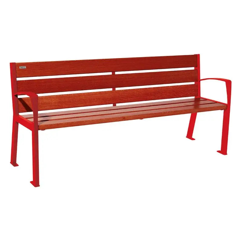 Banc bois et acier Silaos
