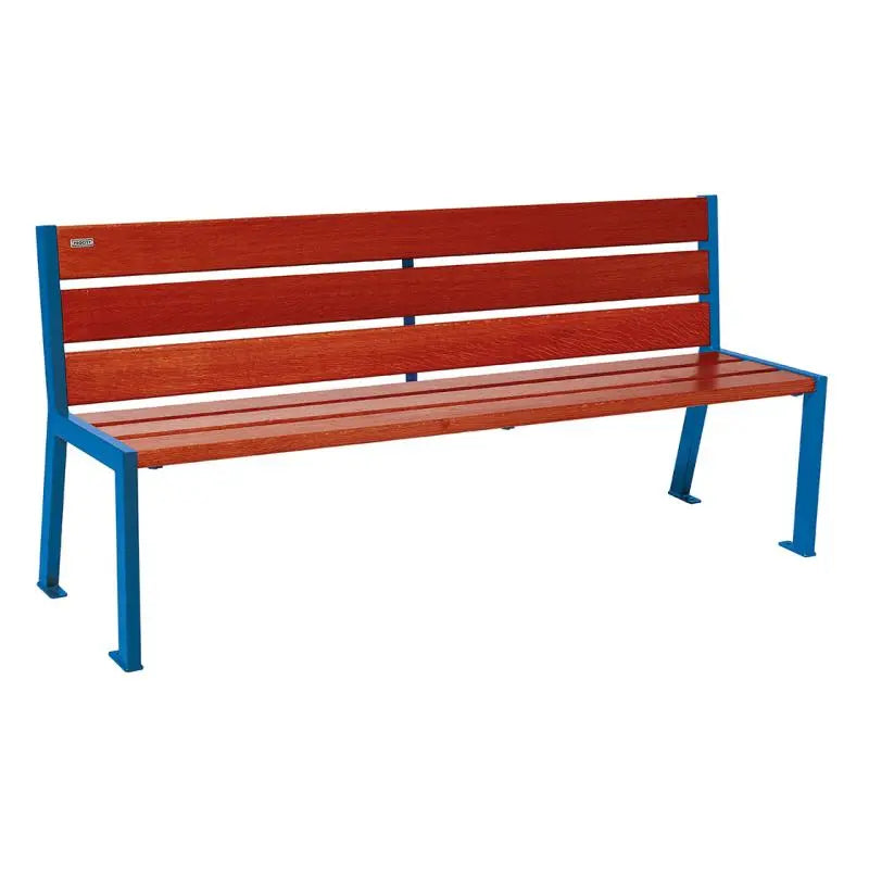 Banc bois et acier Silaos