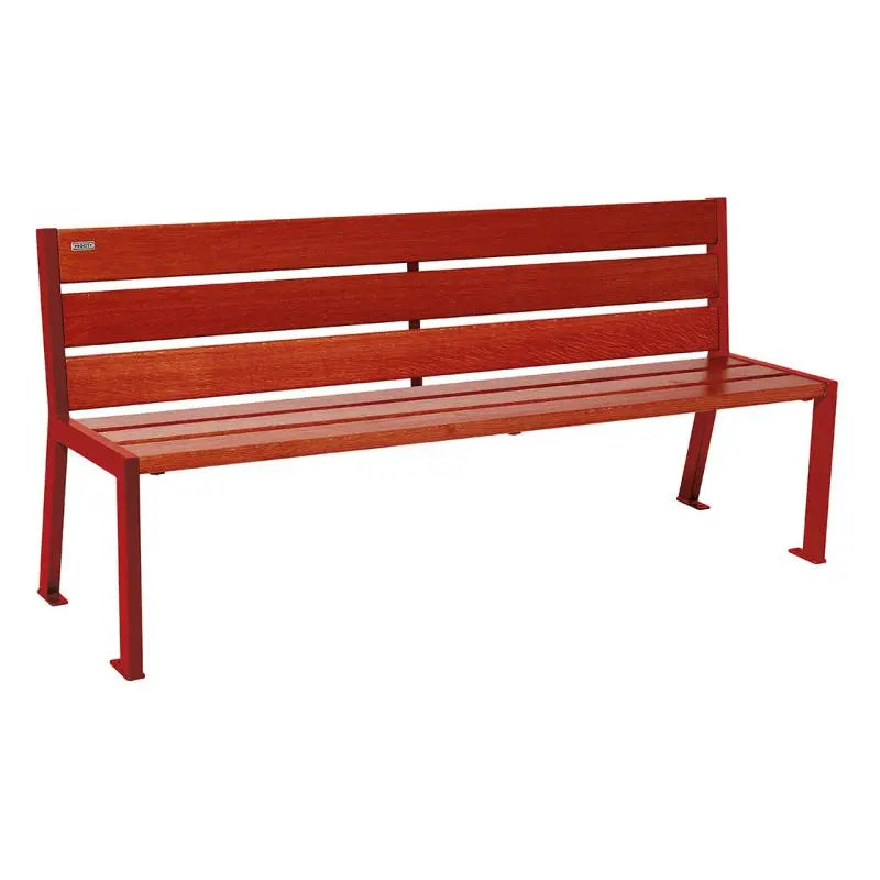 Banc bois et acier Silaos