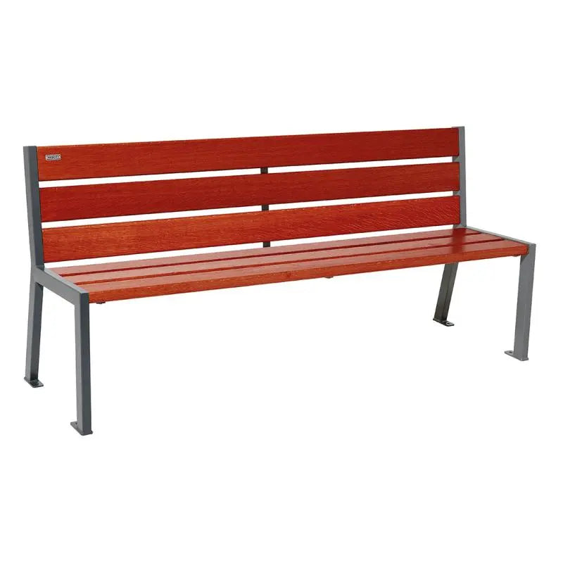 Banc bois et acier Silaos