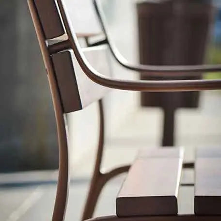 Banc en bois et fonte Citizen