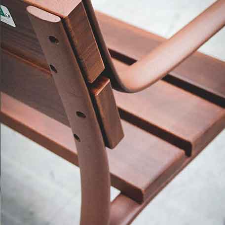 Banc en bois et fonte Citizen