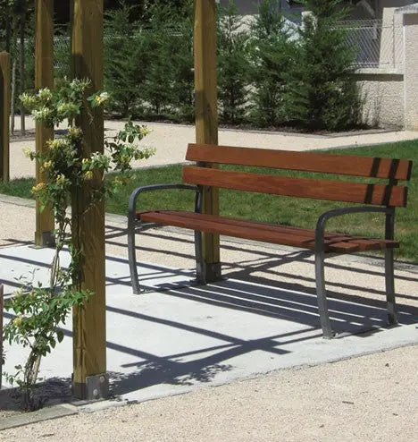 Banc bois et acier Confidence