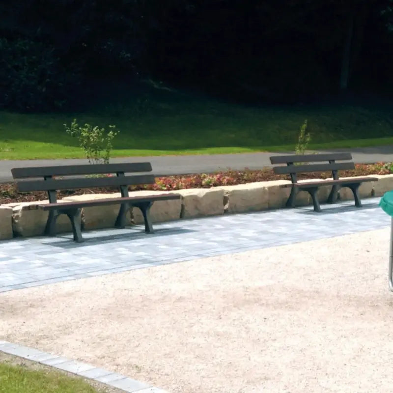 Banc en plastique recyclé Provence