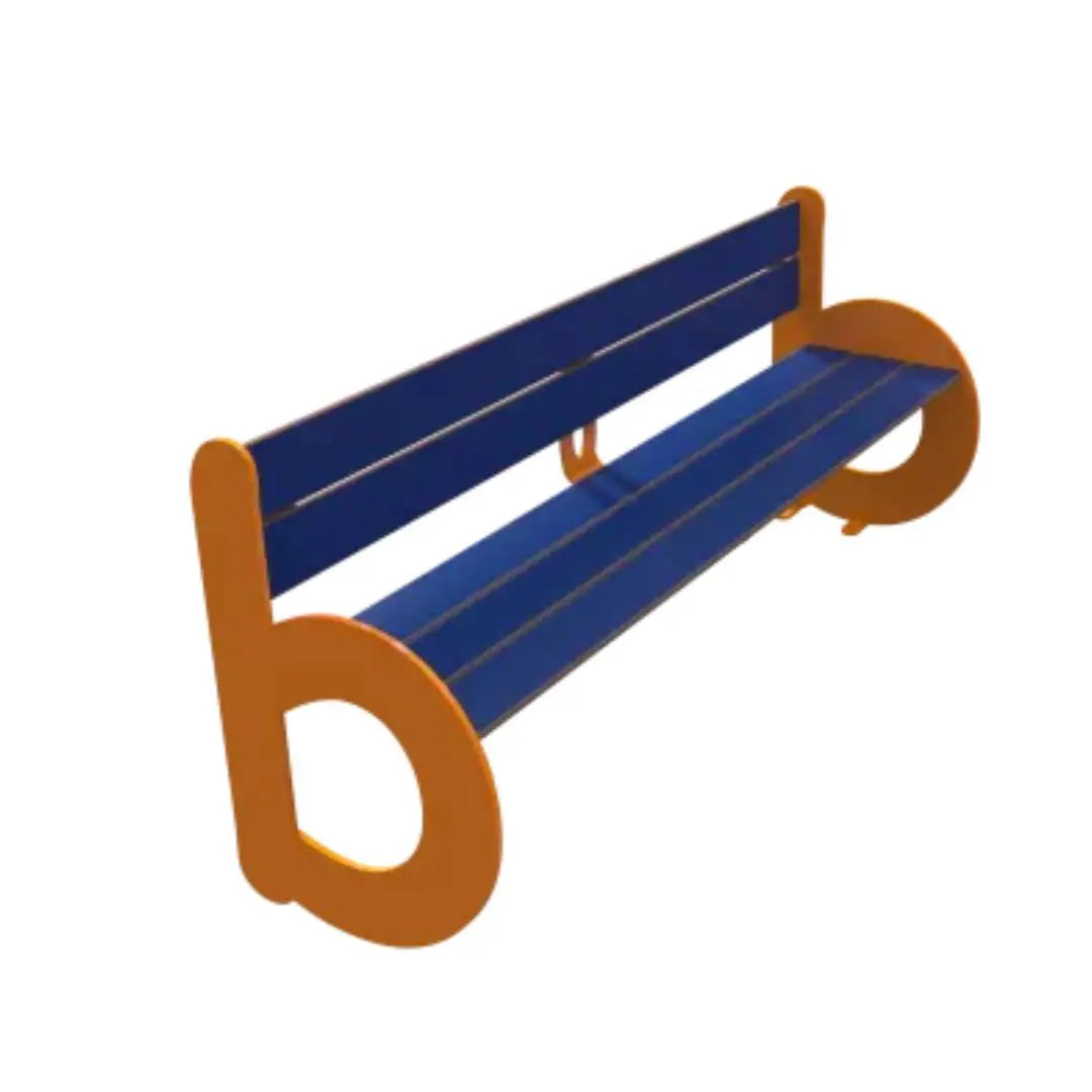 Banc pied lettre "b" pour enfants - NINOU france collectivités