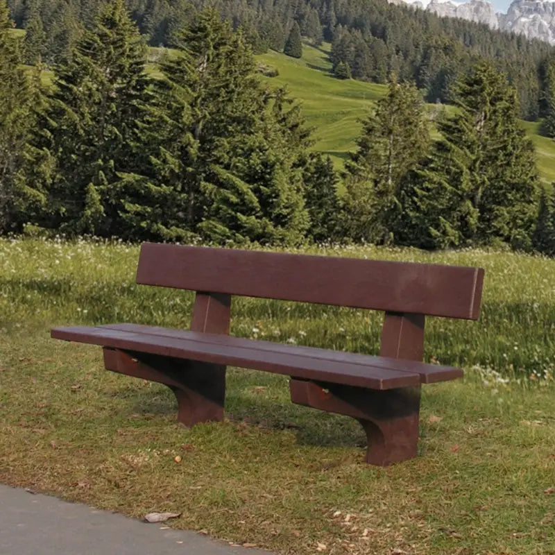 Banc en plastique recyclé Highlands
