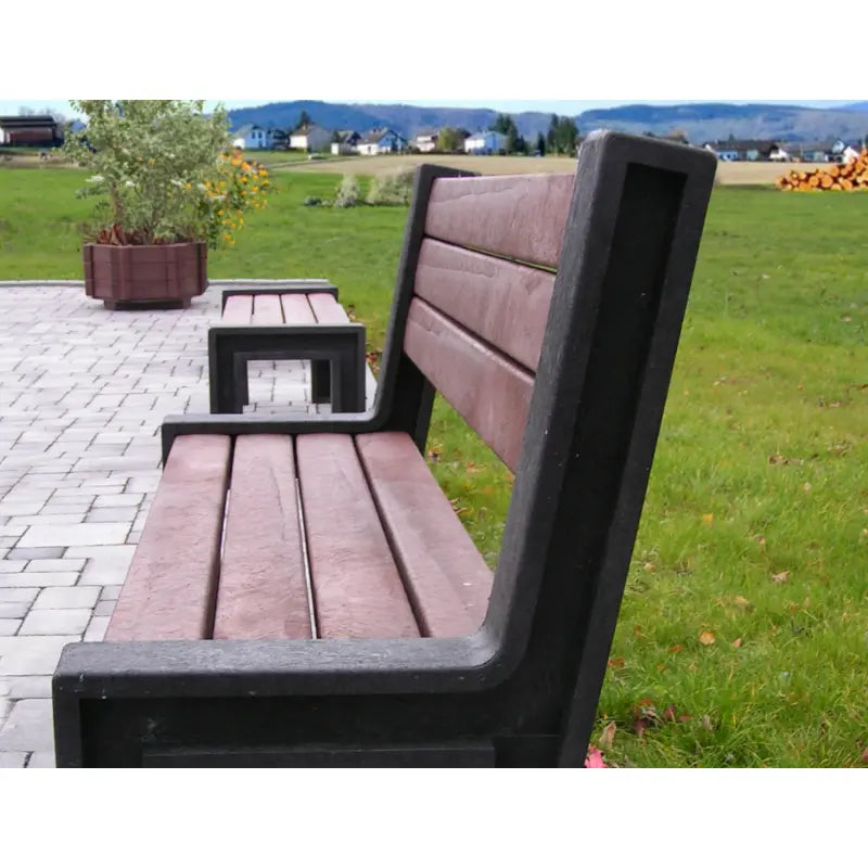 Banc en plastique recyclé Hyde Park