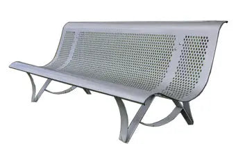 Banc métro inox