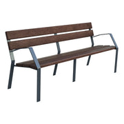 Banc Modo-08 recyclé en polymère / Acier