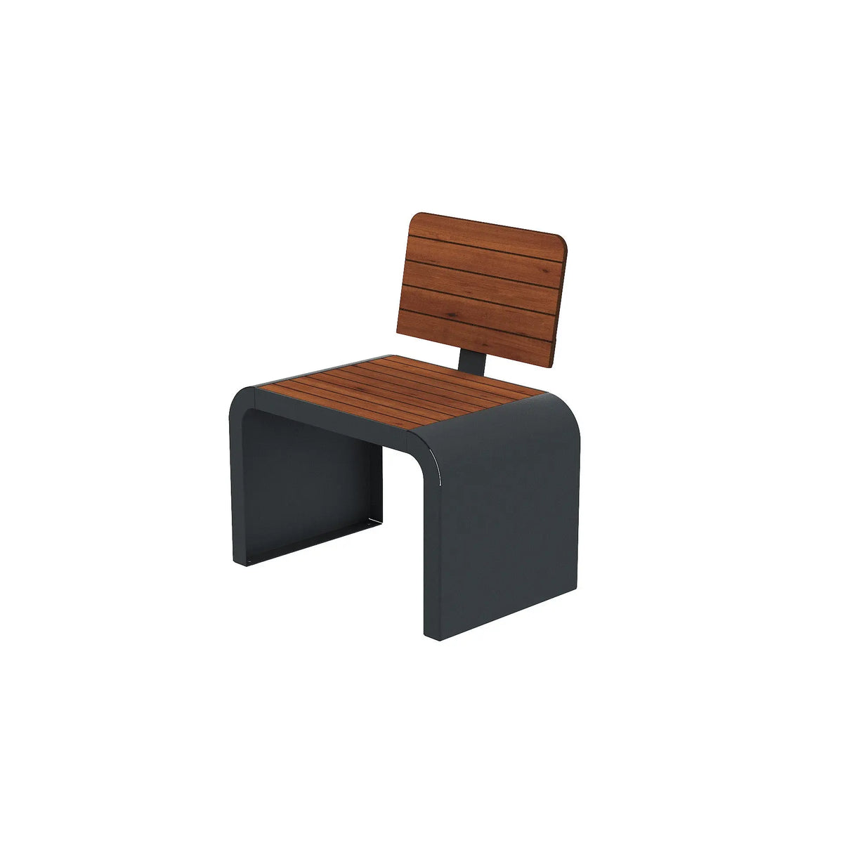 Assise individuelle Buton New York effet lames, teinte pin tyrol
