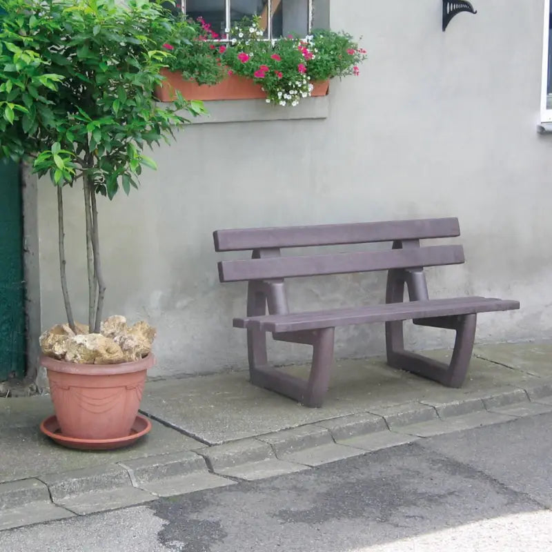 Banc en plastique recyclé Tivoli