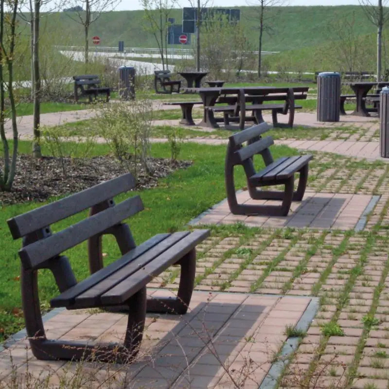 Banc en plastique recyclé Tivoli