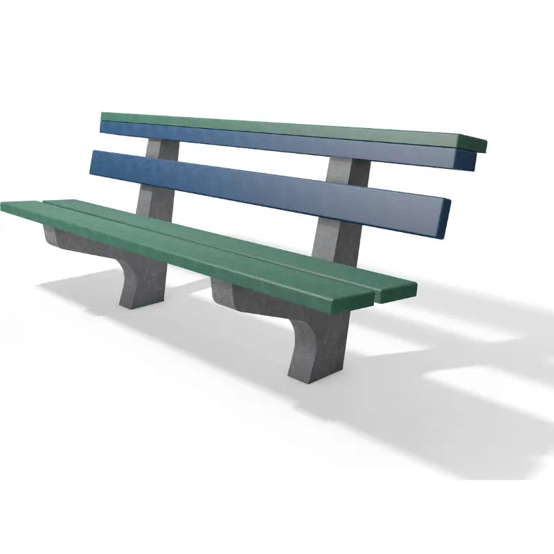 Banc jeunesse en plastique recyclé Tremezzo