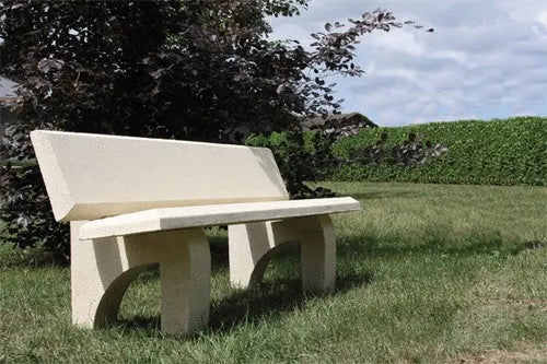 Banc béton domino