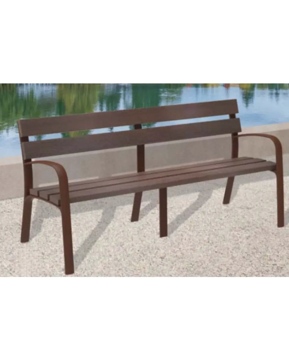 Banc Ecocity plastique recyclé